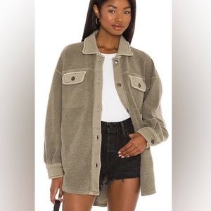 Free People Ruby Jacket - Olive - Small